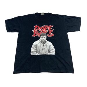 Dope Boys El Chapo Graphic Tee Thrifted Vintage Style Size XL